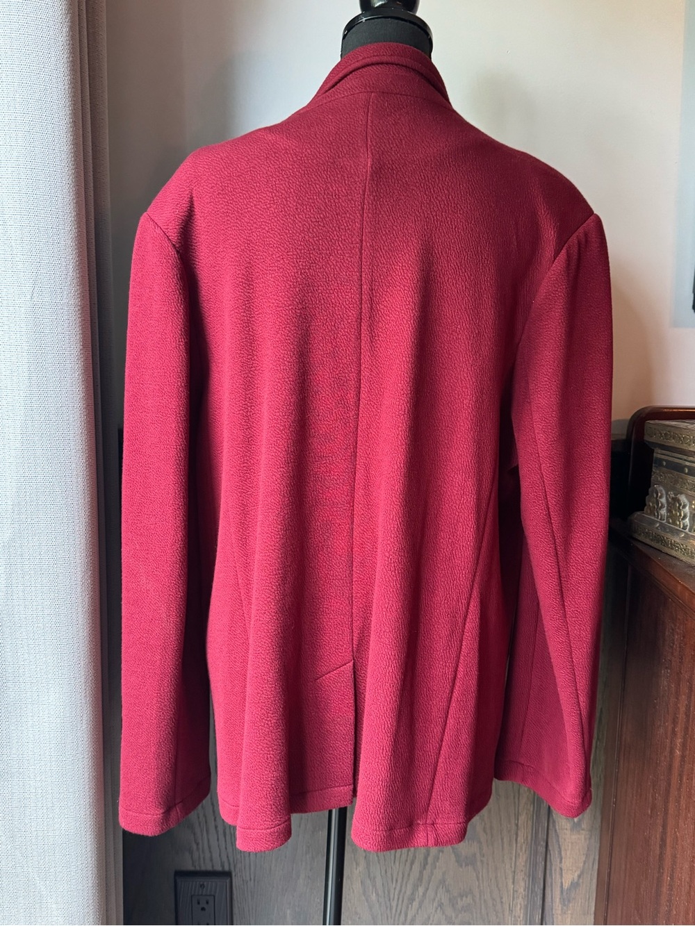Jaclyn Smith Raspberry Single-Button Blazer - Picture 3 of 7